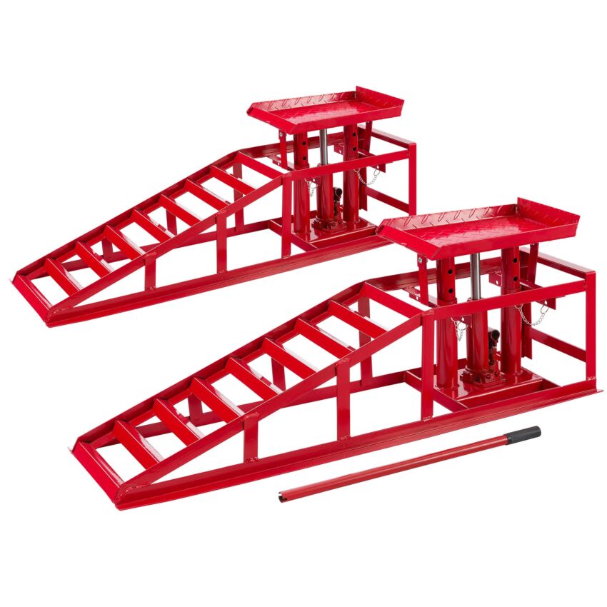 Hydraulic car ramp - Set of 2
