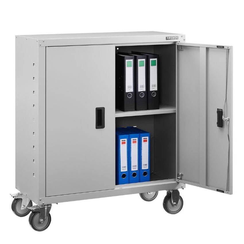 Cabinet with wheels 90x90x40cm