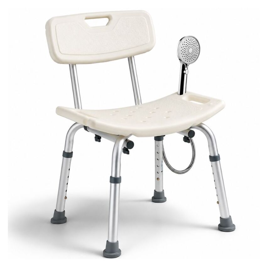 Bathroom chair Bath stool with backrest