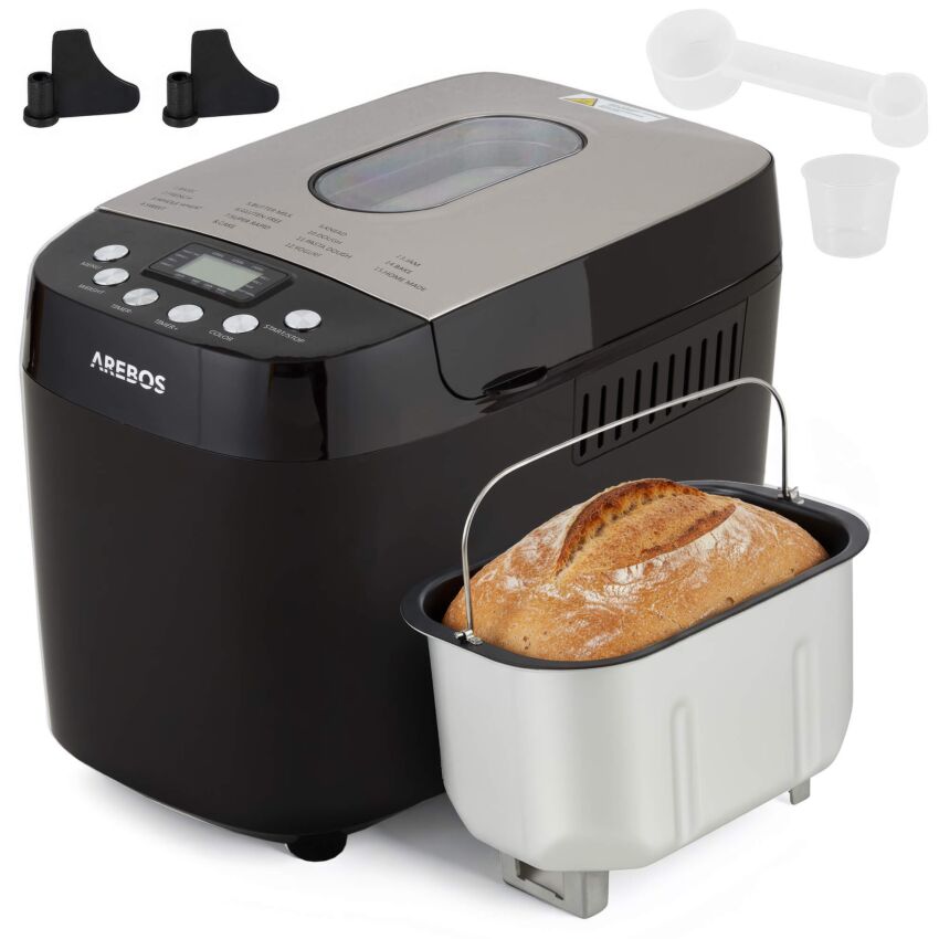 Breadmaker 850W - 1500g - Black