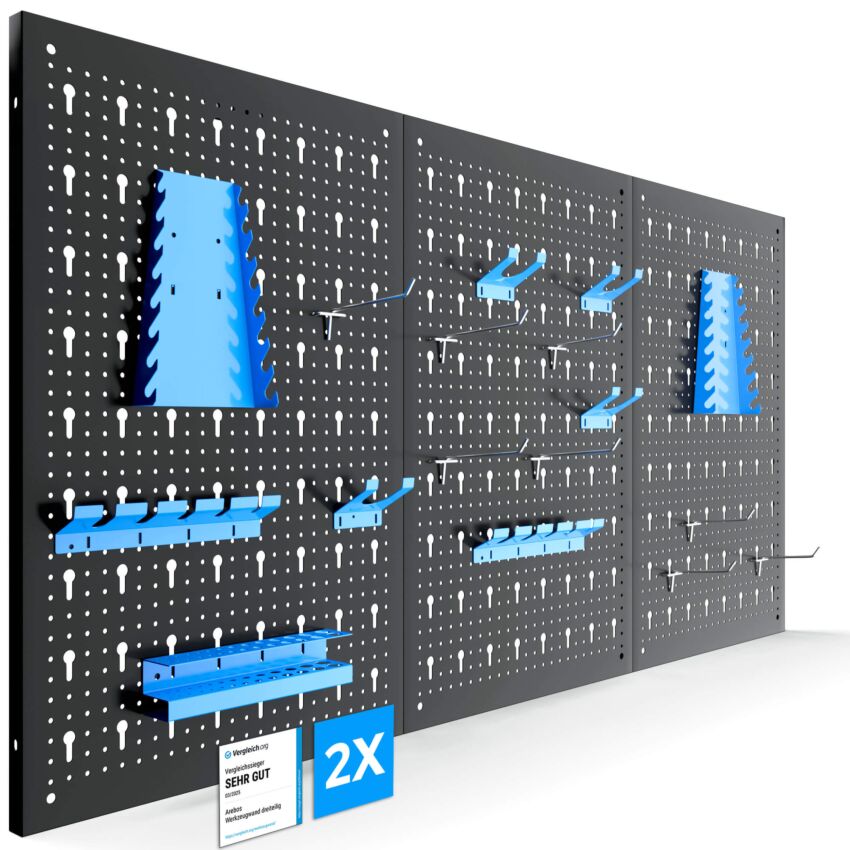 Tool wall 34 pieces.