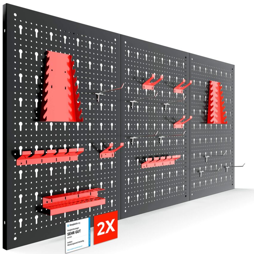 Tool wall 34 pieces.