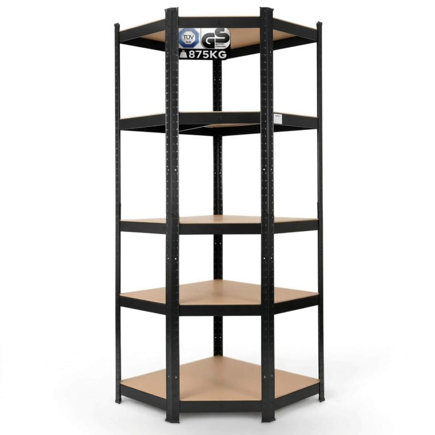 Heavy Duty Shelf 180 x 70 x 70 cm 875 kg - Black