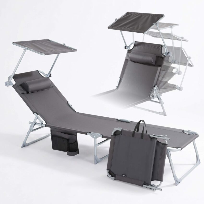 Foldable sun lounger single