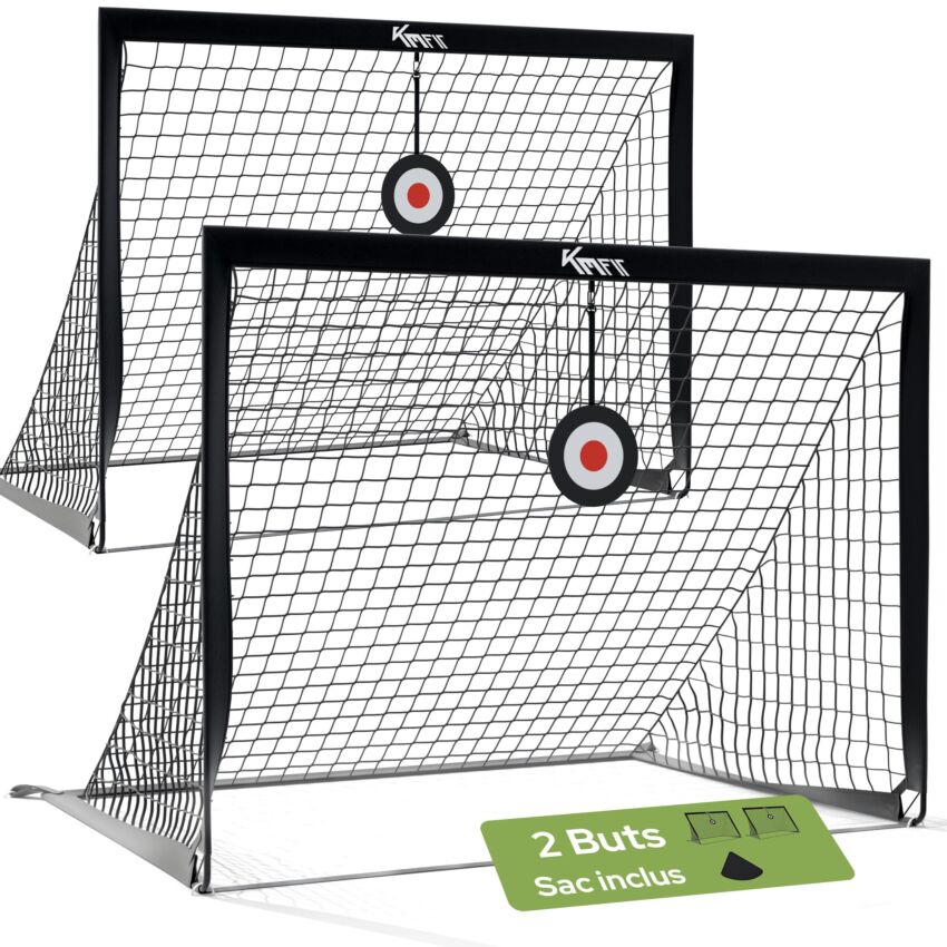 KM-Fit Football Goal Set (2-piece) 120 x 90 cm