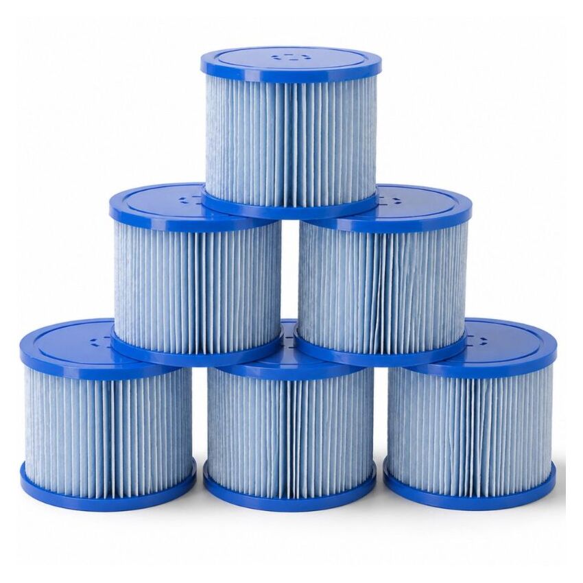 Filter cartridges for whirlpools - Set of 6