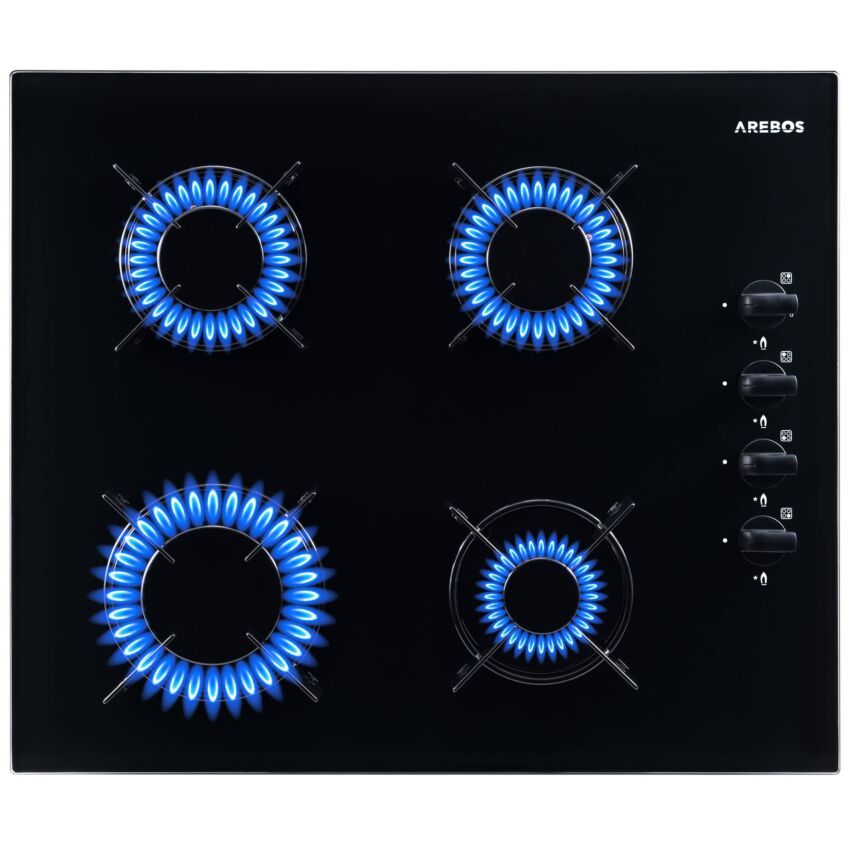 Gas Hob - Glas Ceramic 4 Zones