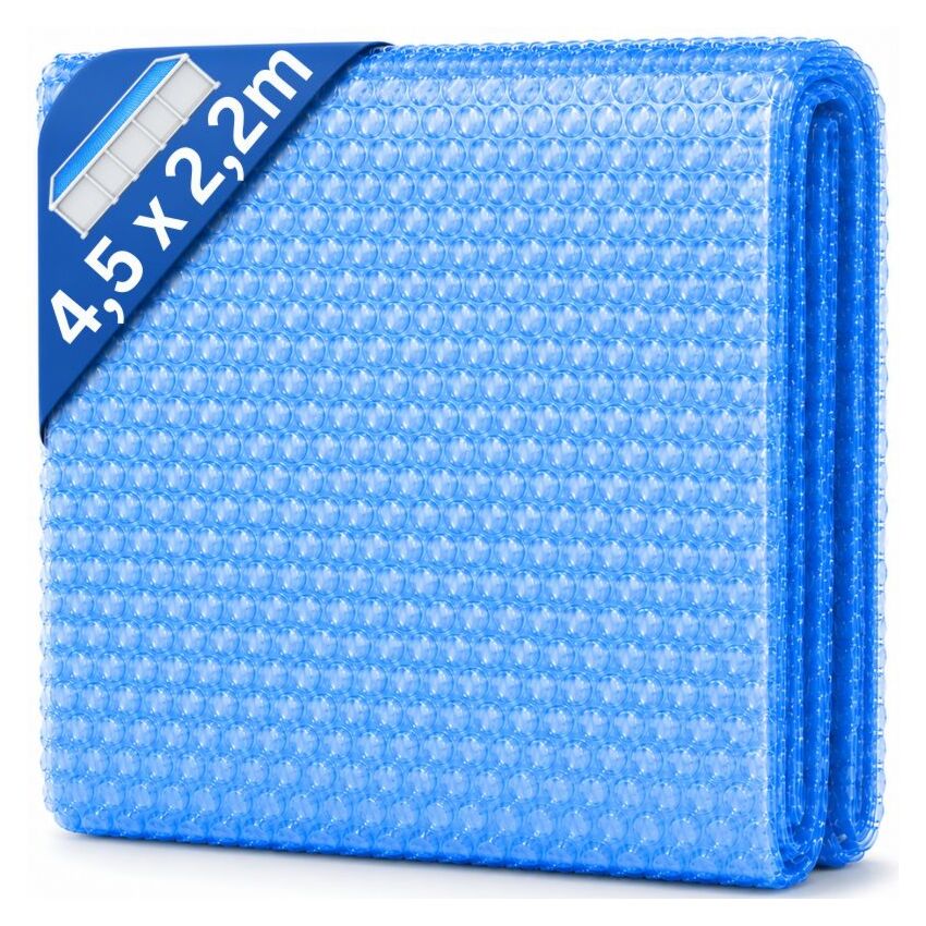 Solar foil for swimming pool; rectangular 4,5 x 2,2 m