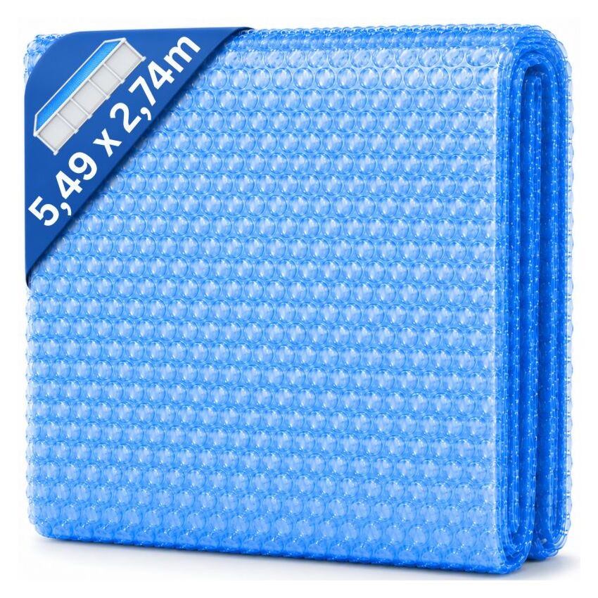 Solar foil for swimming pool; rectangular 5,49 x 2,74 m