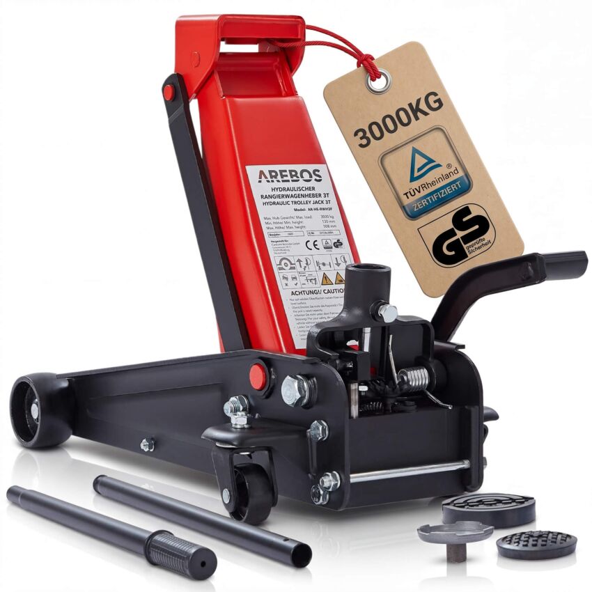 Manoeuvring jack 3T with foot pedal